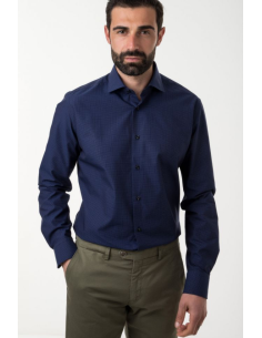 Camisa Xacus Regular Diseño 100% algodón cuello Francés